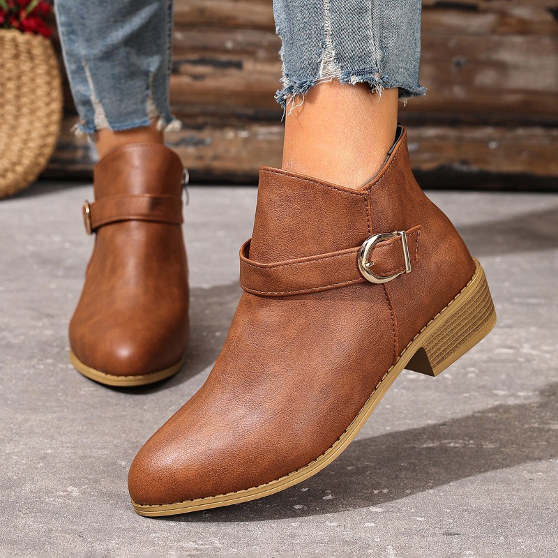 Sale Fashion Women - Women's Autumn Winter Ankle Boots Side