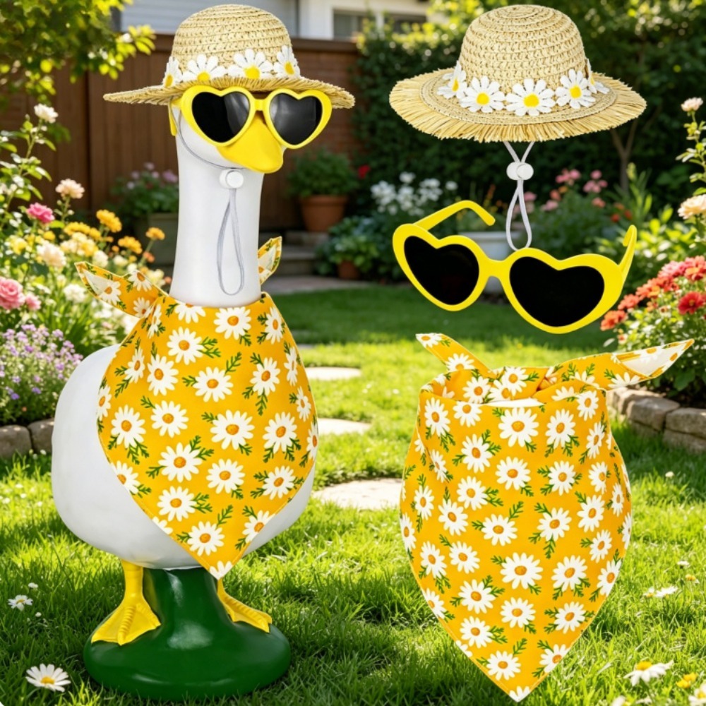 Straw Hat Summer - Lawn Goose Summer Accessories Straw Hat