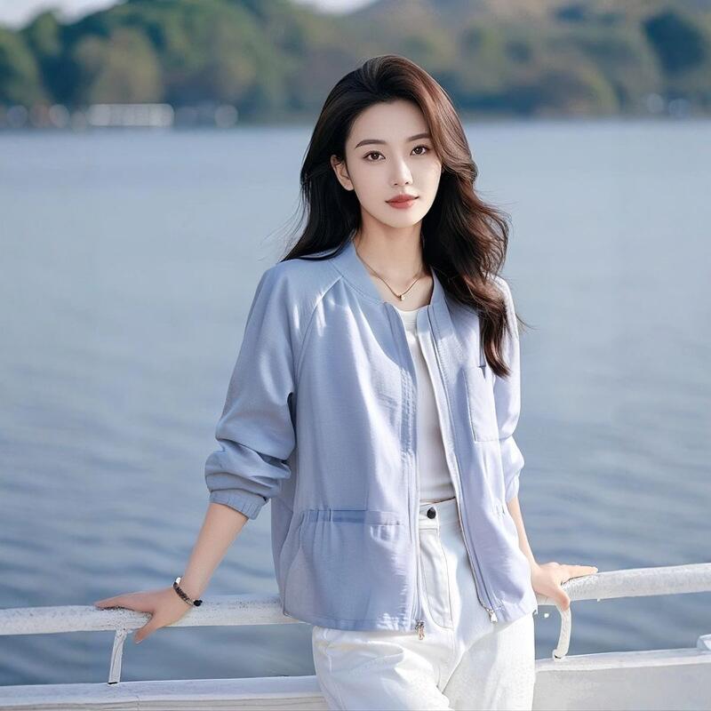 Women'S Fashion Jackets - Hot 2026 Spring Autumn Women Lightweight