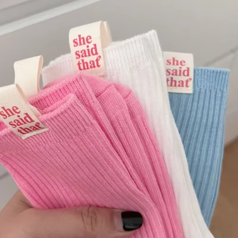 Women'S Fashion Labels - Japanese Retro Cloth Label She Said
