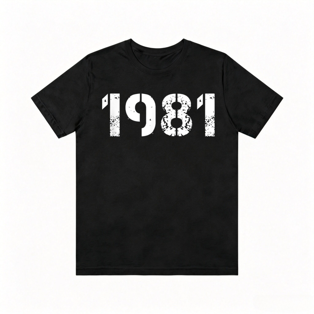 Women'S Fashion In The 80S - Vintage Style 1981 Printed Birthday Gift