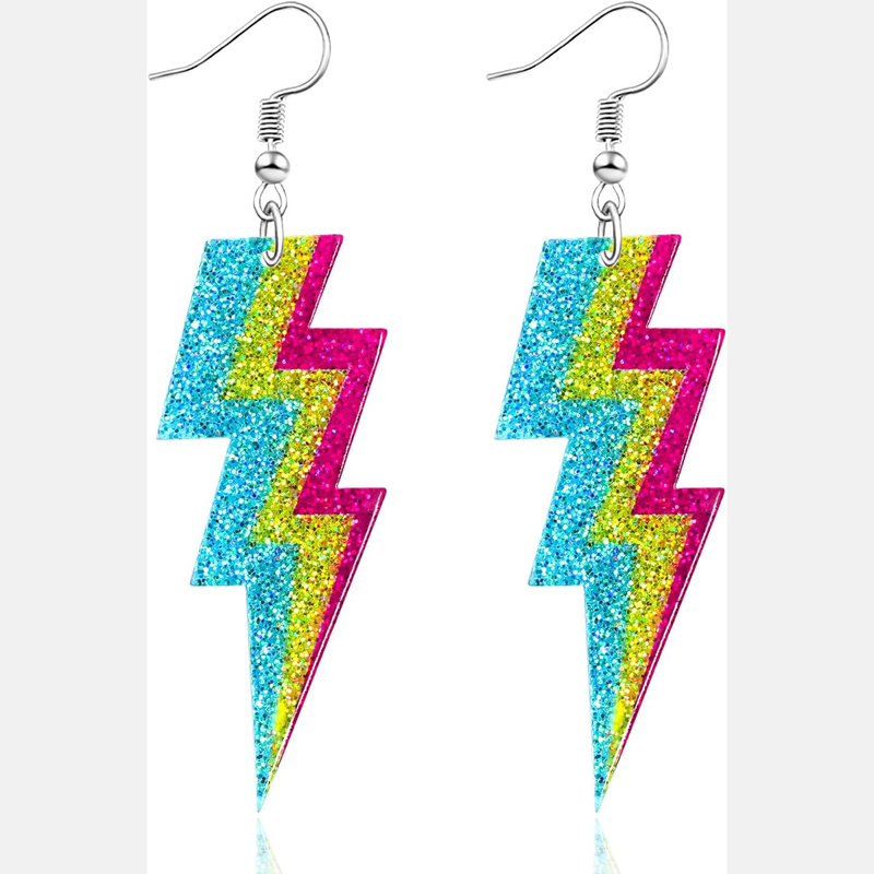 Women'S Fashion In The 80S - 80s Neon Earrings for Women Acrylic