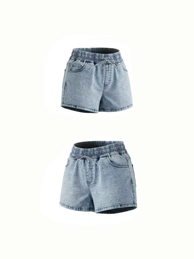 Denim Shorts Women - 2026 New Light Wash Denim Shorts