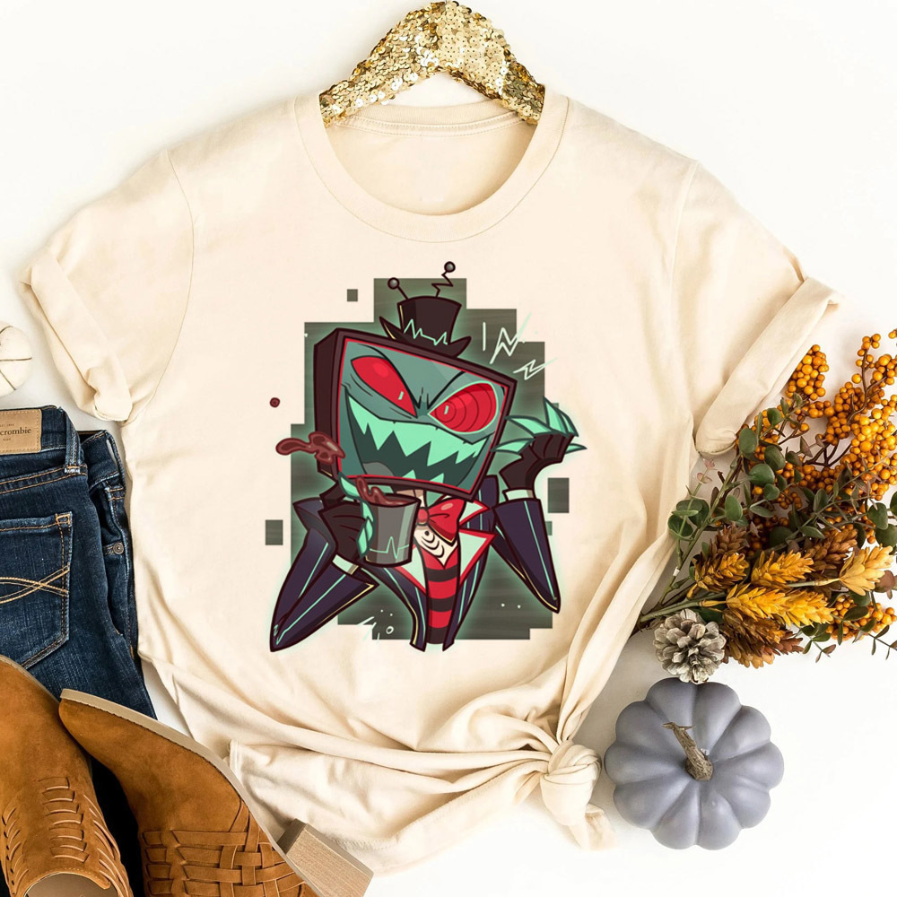 Hazbin Hotel t-shirt shoujo ko - Women'S Fashion In The 80S ulasan dan harga
