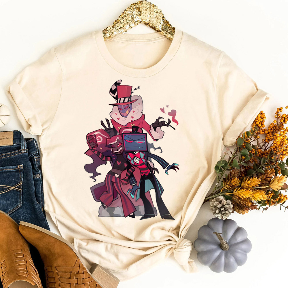 Hazbin Hotel t-shirt shoujo ko - Women'S Fashion In The 80S ulasan dan harga