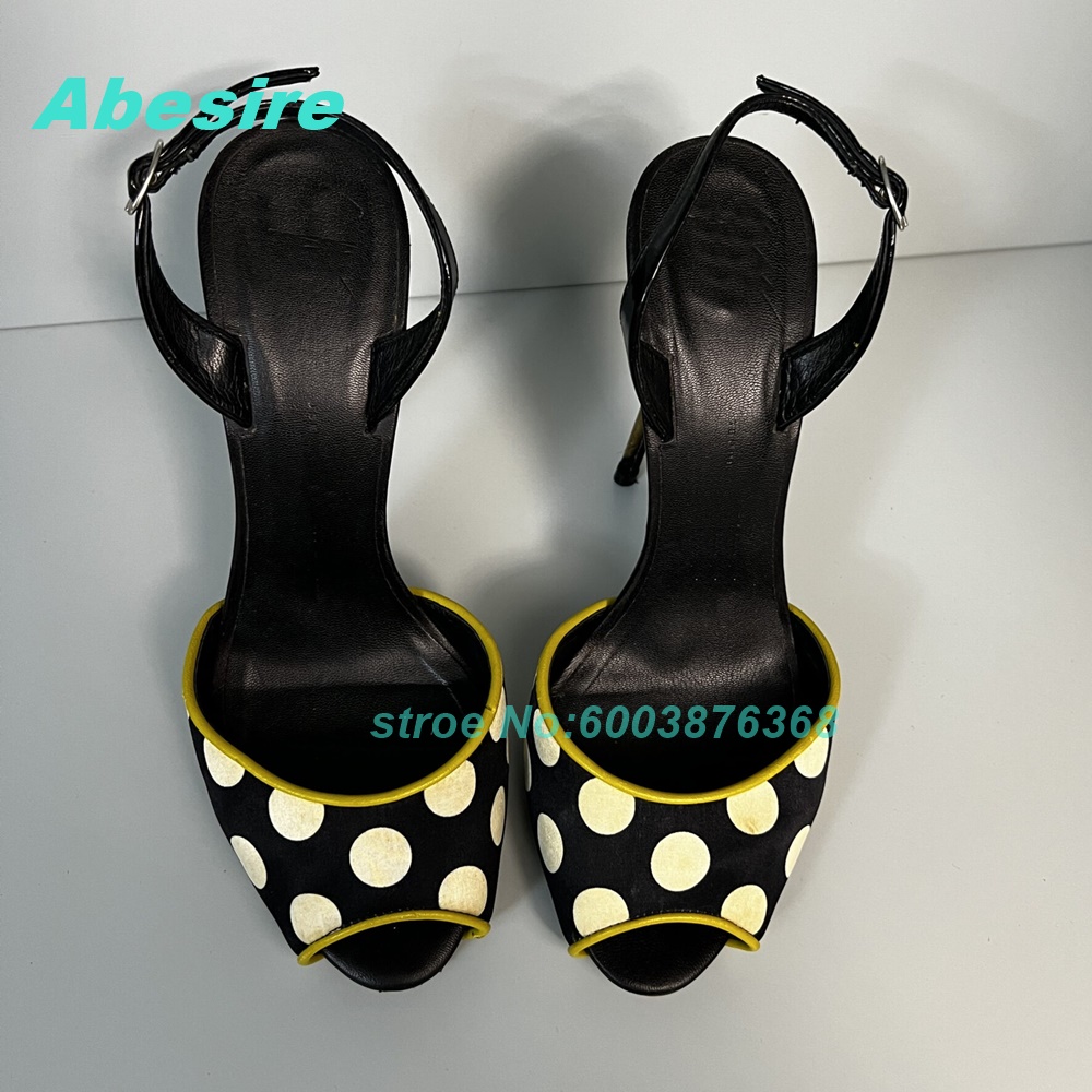 Polka Dot Patchwork Two-Tone S - Women'S Fashion Show ulasan dan harga