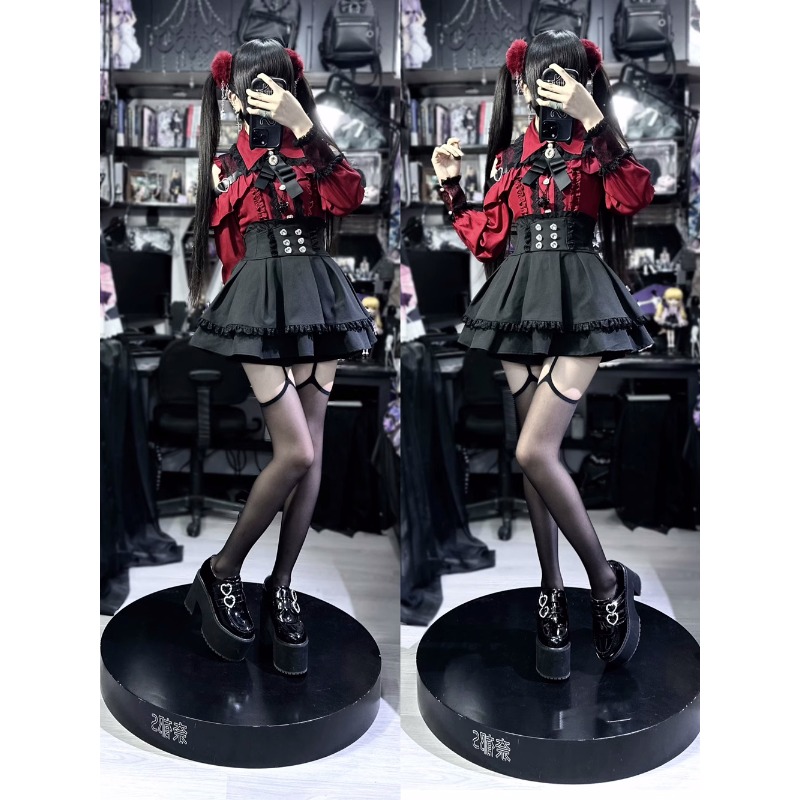 Women Jirai Kei Outfit Japanes - Women'S Y2K Fashion Aesthetic ulasan dan harga