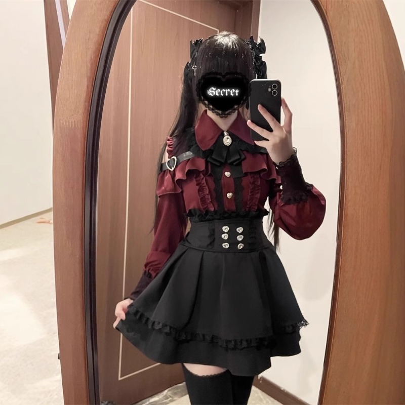 Women Jirai Kei Outfit Japanes - Women'S Y2K Fashion Aesthetic ulasan dan harga