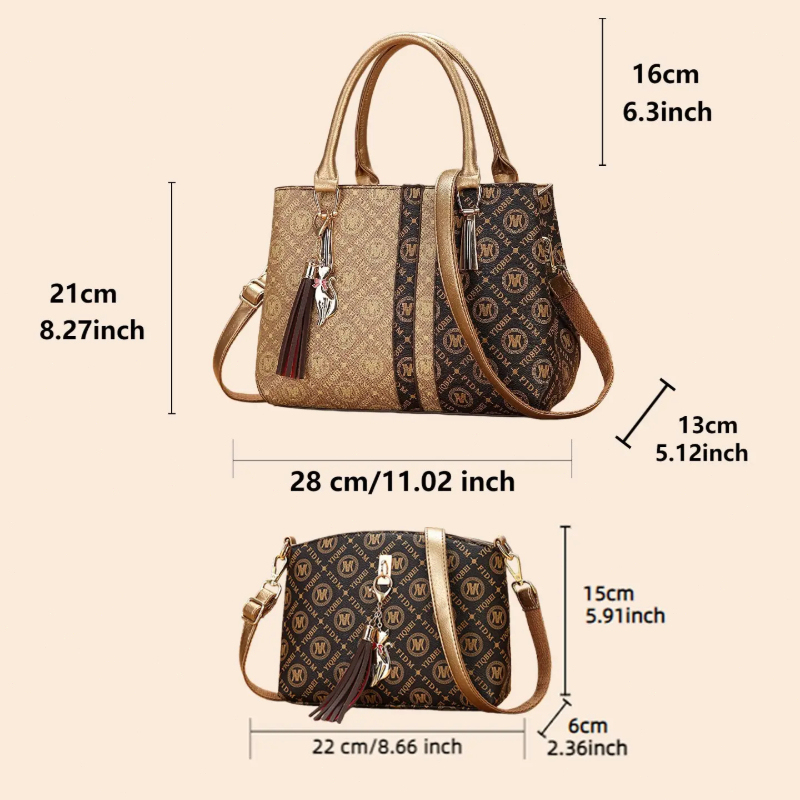 Women's Handbag Set with Shoul - Crossbody Bag Women ulasan dan harga