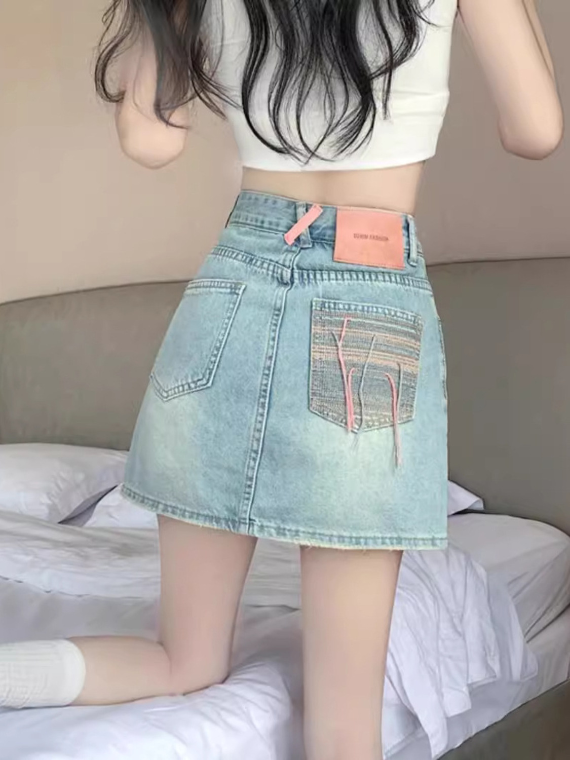 Women's Vintage Washed Denim S - Denim Shorts Women ulasan dan harga