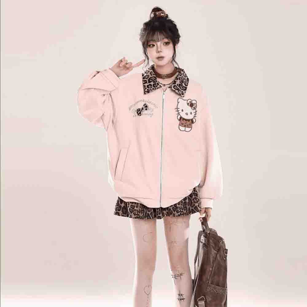 Sanrio Hello Kitties Y2K Print - Women'S Fashion Jackets ulasan dan harga