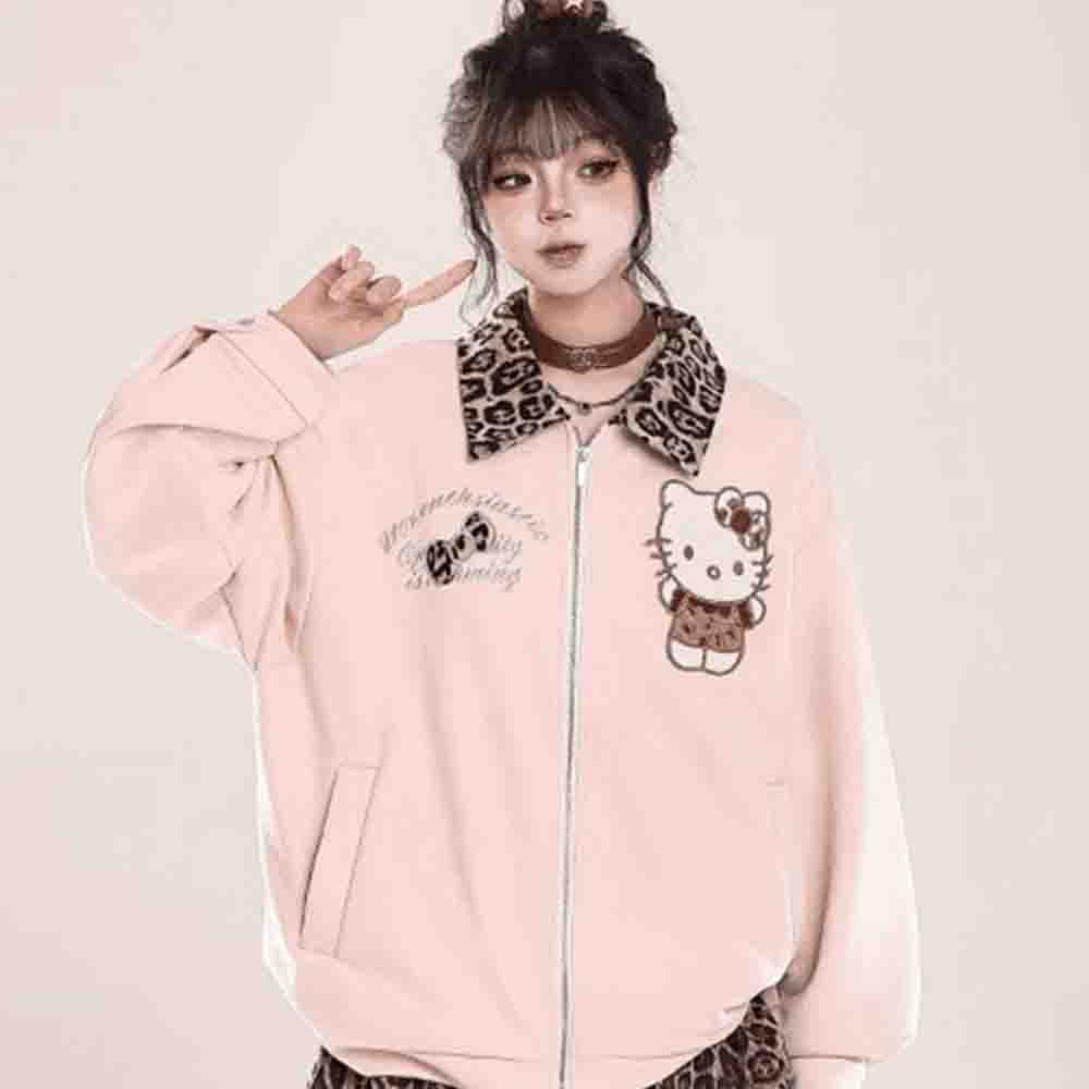 Sanrio Hello Kitties Y2K Print - Women'S Fashion Jackets ulasan dan harga