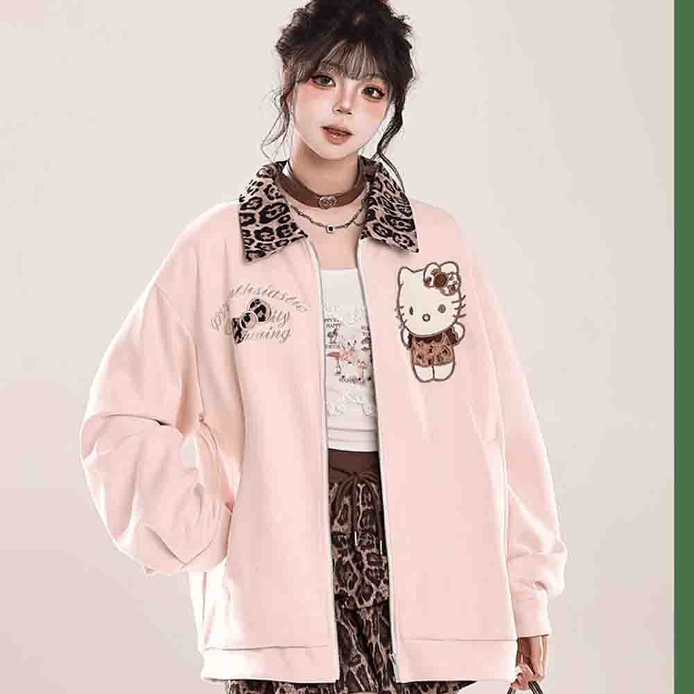 Sanrio Hello Kitties Y2K Print - Women'S Fashion Jackets ulasan dan harga