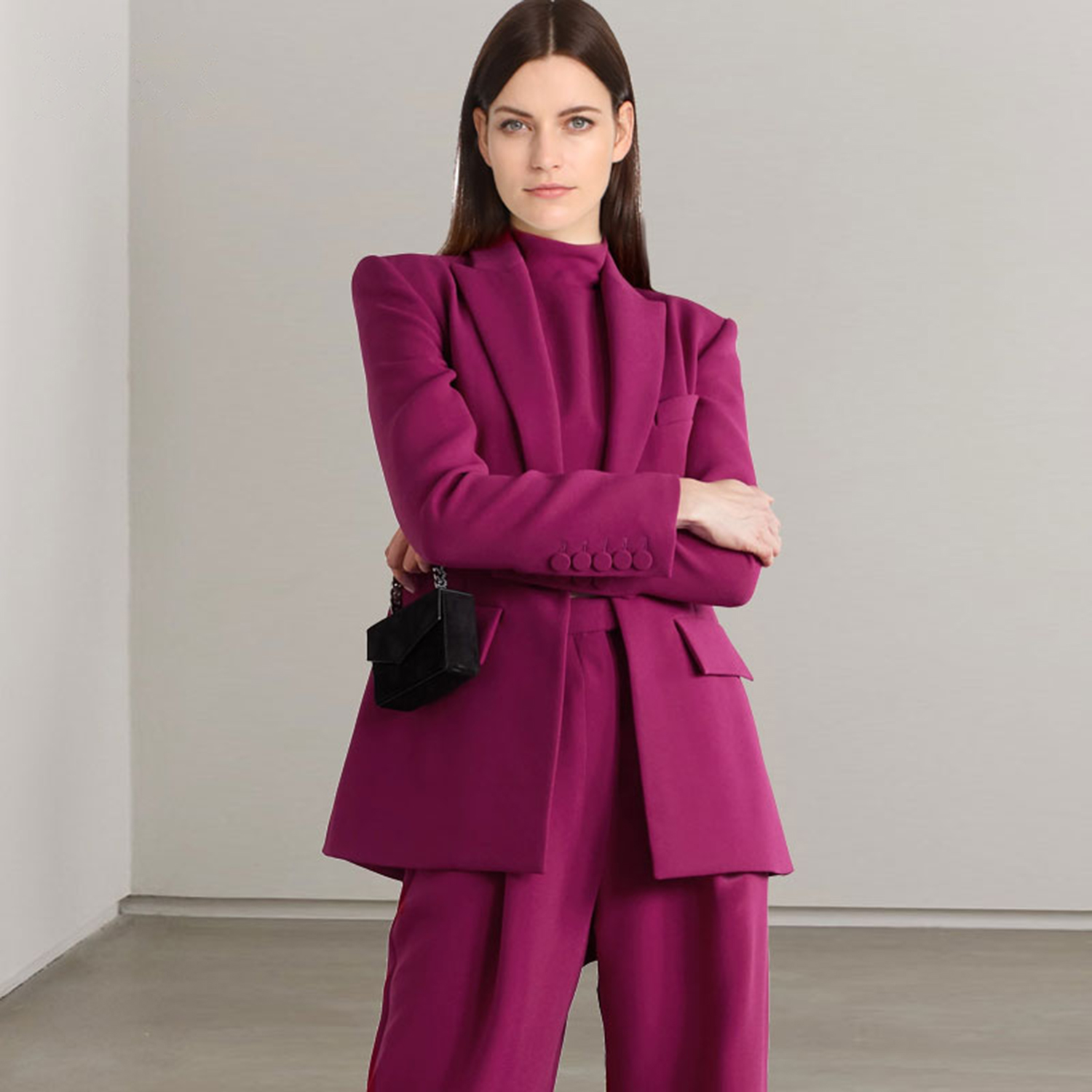 Allingentle Red Lapel Women's  - Women'S Fashion Jackets ulasan dan harga