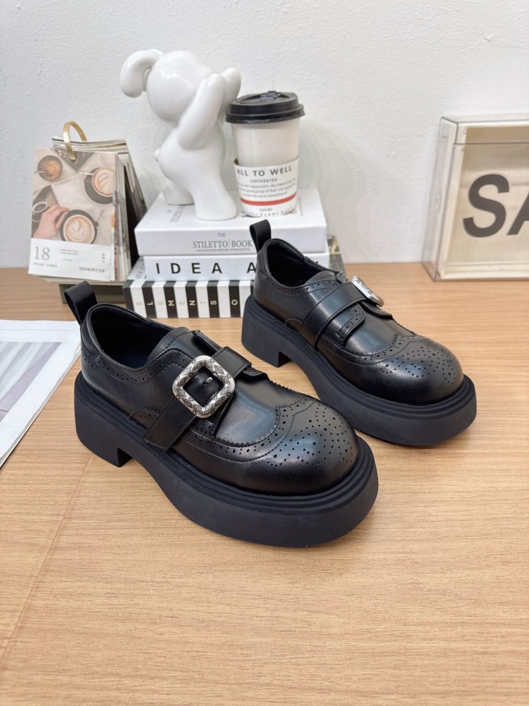 British Style Solid Color Roun - Sale Fashion Women ulasan dan harga