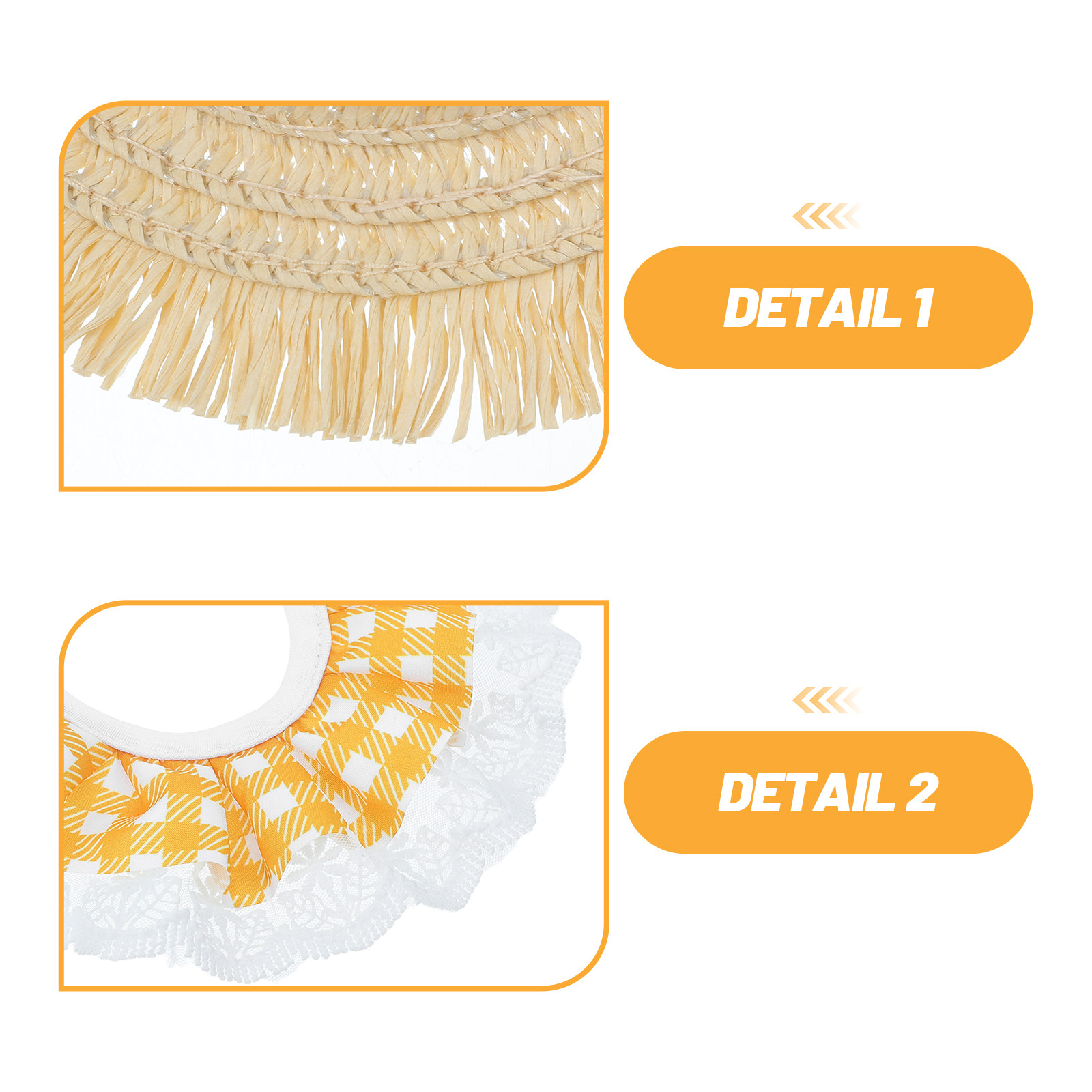 1Set Garden Goose Costume Stra - Straw Hat Summer ulasan dan harga