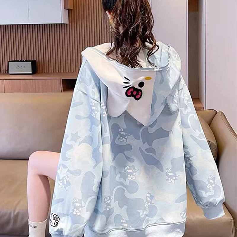 Y2K 2026New Cute Cartoon Hello - Women'S Fashion Jackets ulasan dan harga