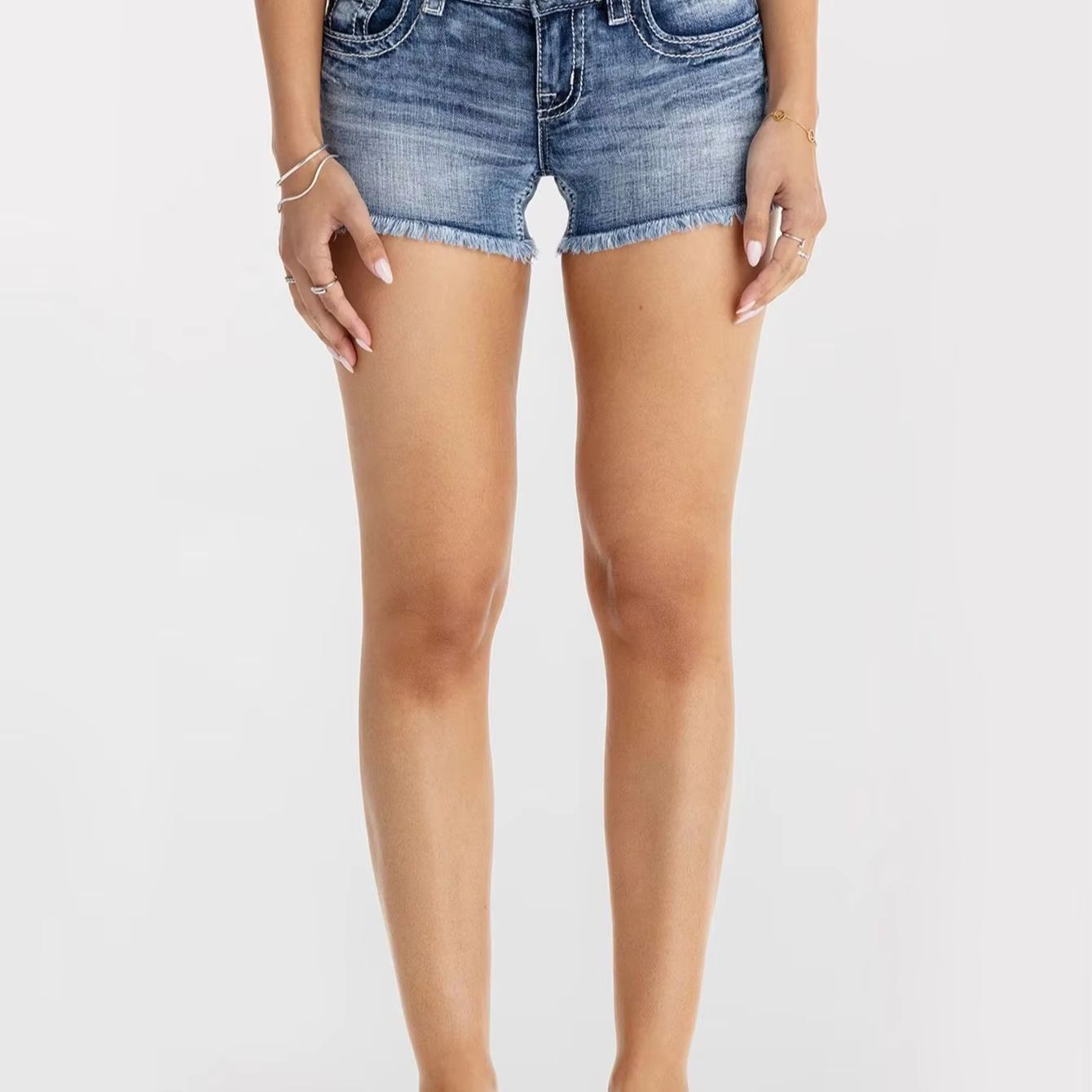 Women Clothes Butterfly Rhines - Denim Shorts Women ulasan dan harga