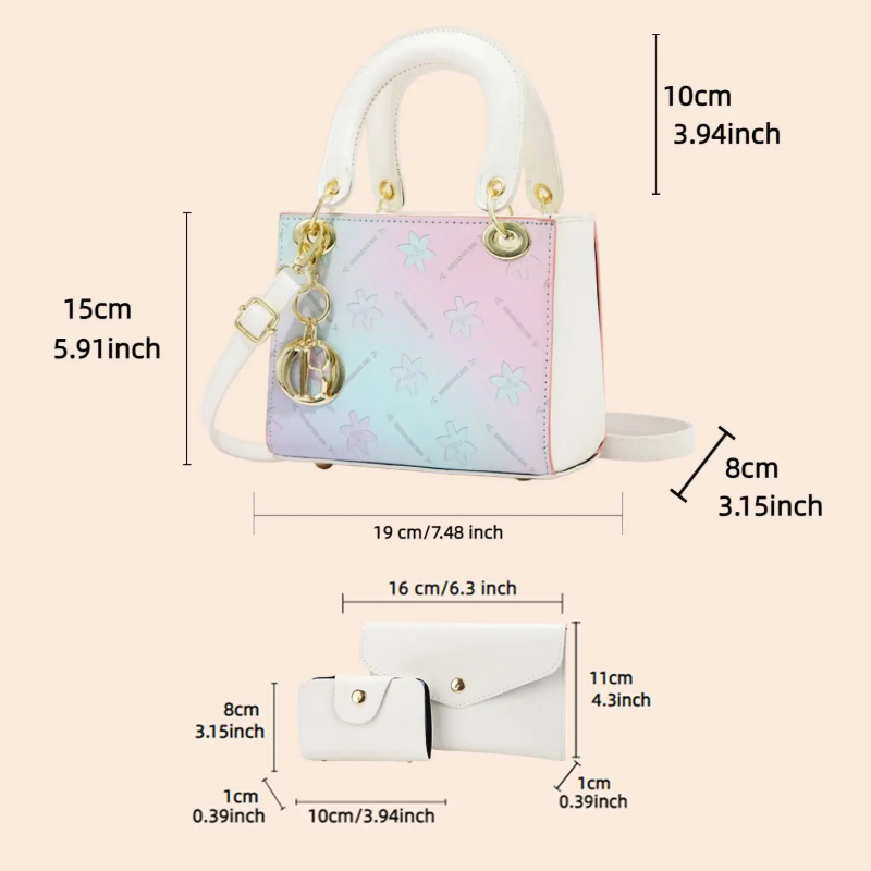 Gradient Printed Crossbody Sho - Crossbody Bag Women ulasan dan harga