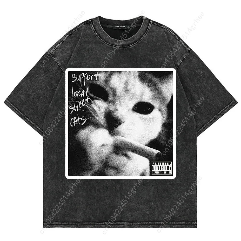100% Cotton Vintage Washed Y2k - Women'S Y2K Fashion Aesthetic ulasan dan harga