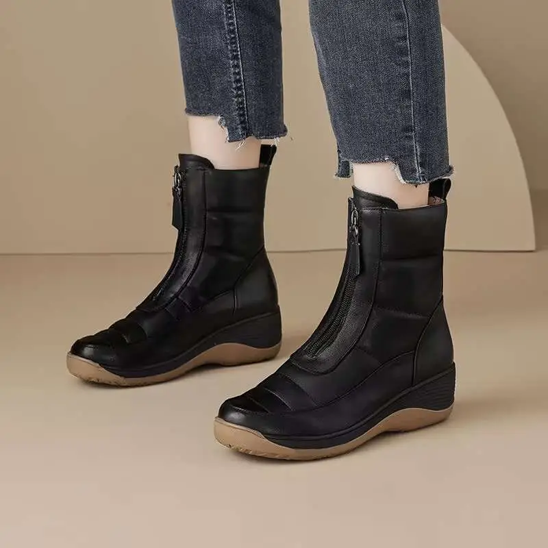 Booties Round Toe Waterproof W - Sale Fashion Women ulasan dan harga