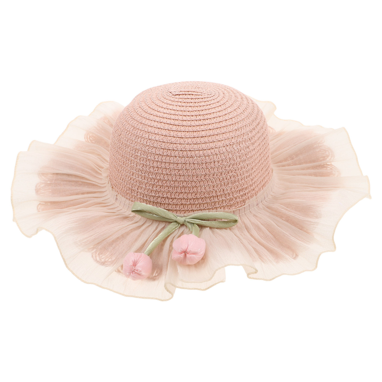 Girl Summer Straw Sun Hat Wide - Straw Hat Summer ulasan dan harga