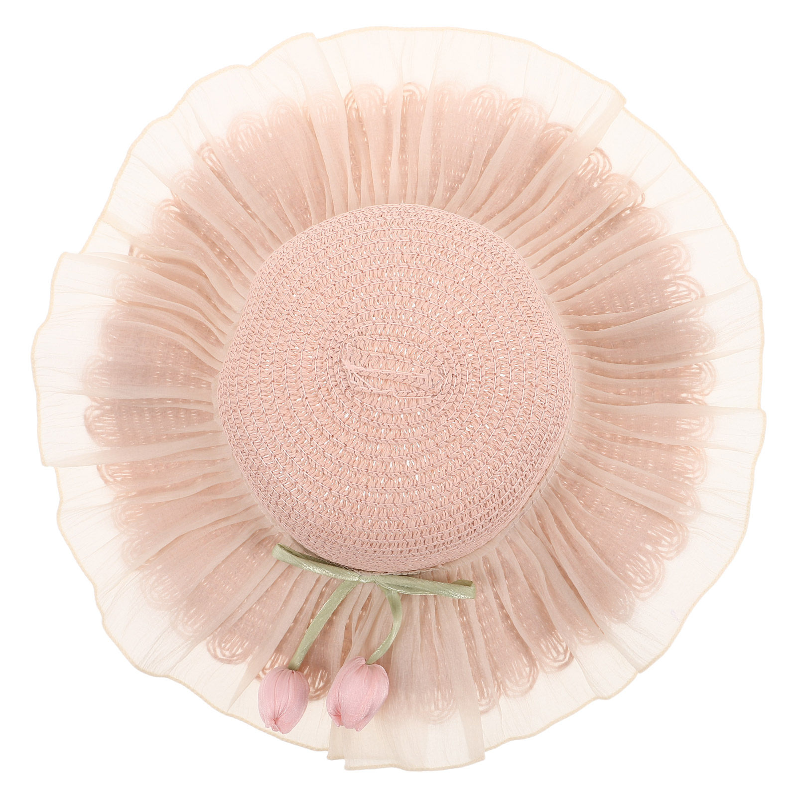 Girl Summer Straw Sun Hat Wide - Straw Hat Summer ulasan dan harga