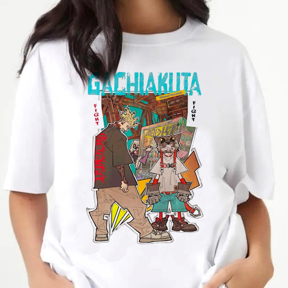 Gachiakuta t-shirt female part - Women'S Fashion In The 80S ulasan dan harga