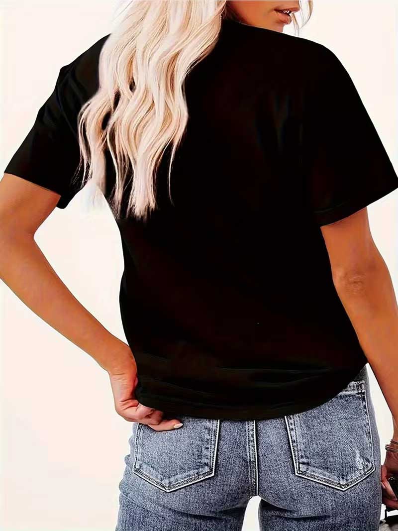 Gothic Cross Graphic T Shirt W - Women'S Y2K Fashion Aesthetic ulasan dan harga