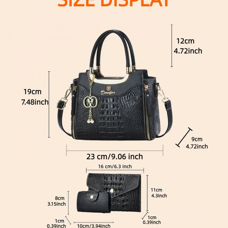 Women's Crocodile Texture Hand - Crossbody Bag Women ulasan dan harga