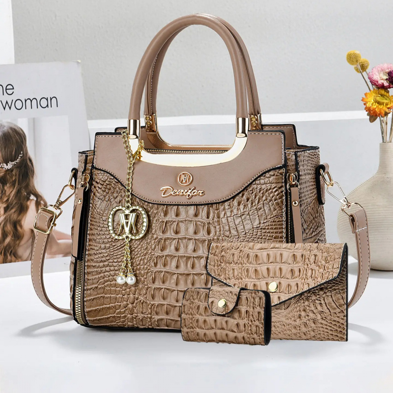 Women's Crocodile Texture Hand - Crossbody Bag Women ulasan dan harga