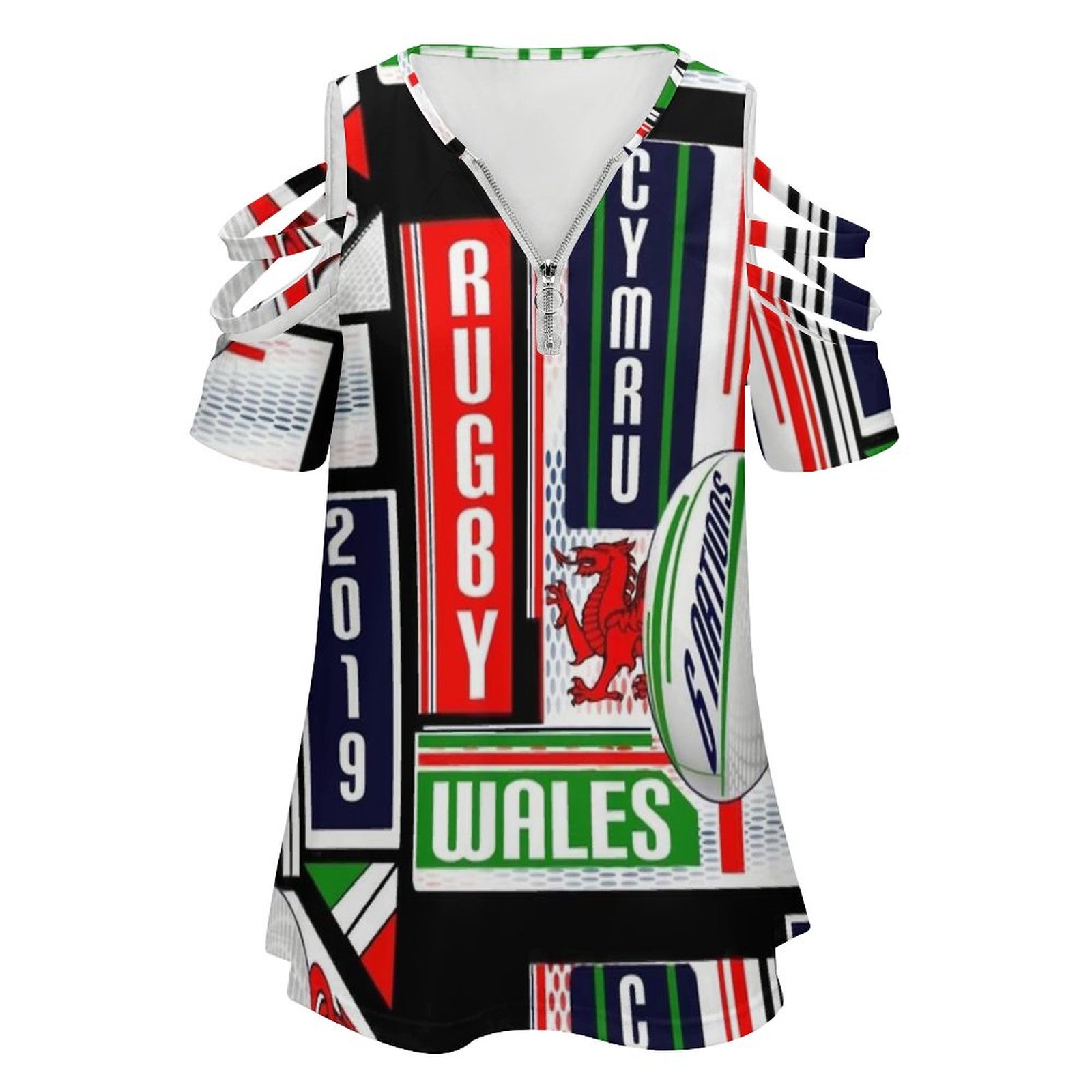 Cymru Welsh Wales Rugby Team D - Women'S Fashion Rugby Shirt ulasan dan harga