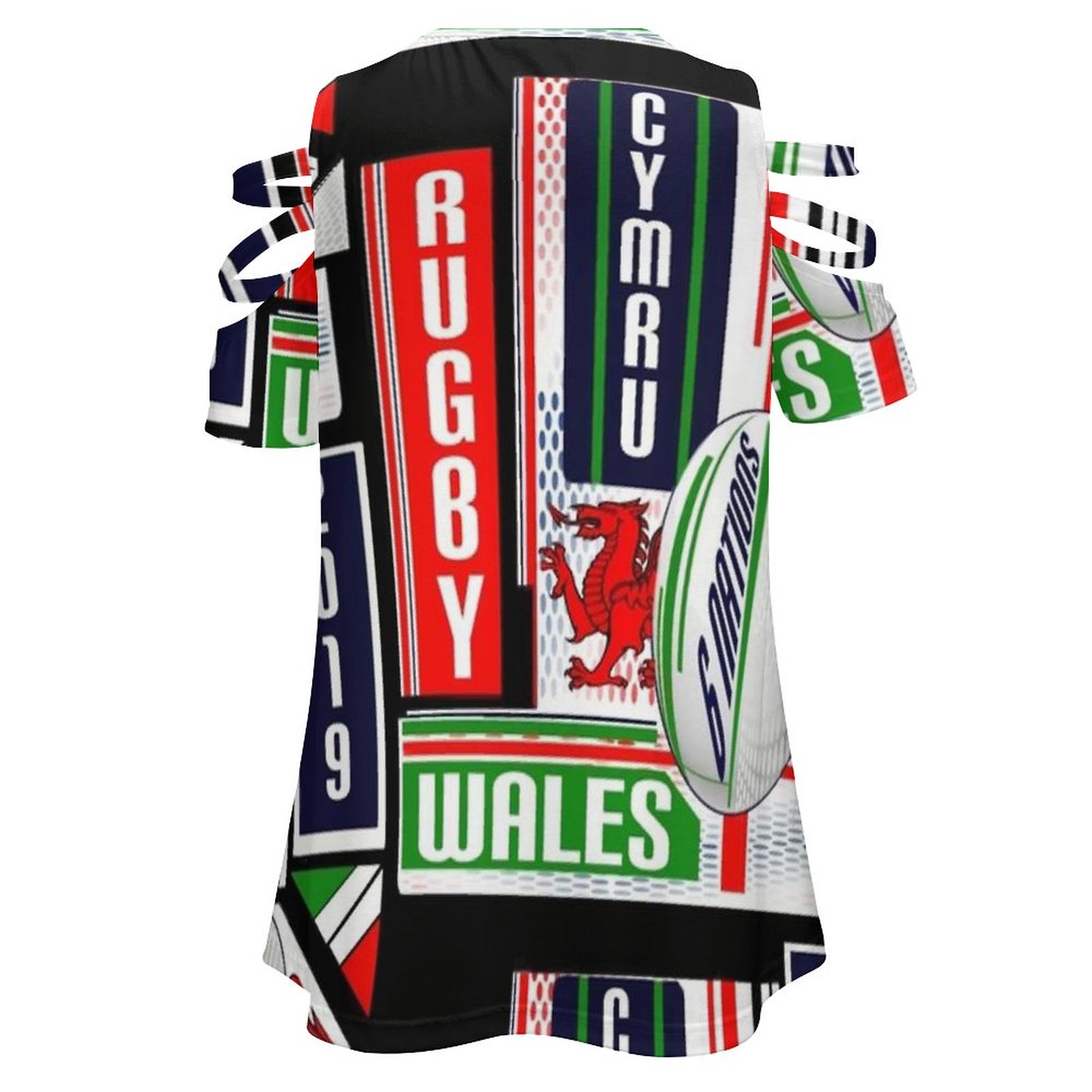 Cymru Welsh Wales Rugby Team D - Women'S Fashion Rugby Shirt ulasan dan harga