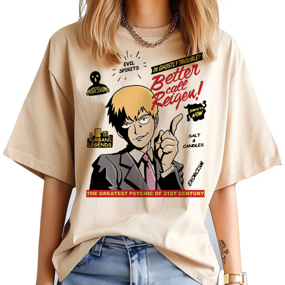 Mob Psycho 100 tshirt women Ps - Women'S Fashion In The 80S ulasan dan harga