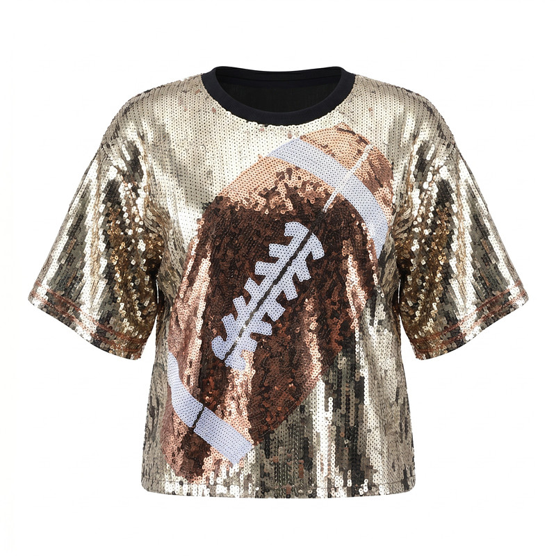 Summer New Fashion Rugby Print - Women'S Fashion Rugby Shirt ulasan dan harga