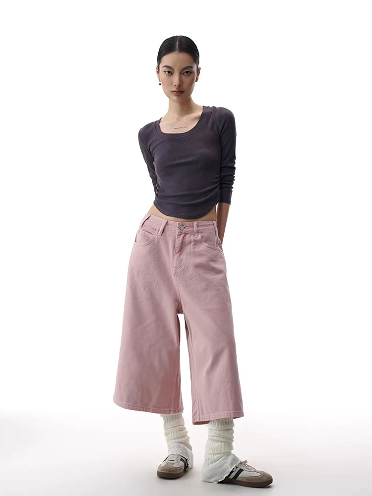 REDDACHiC Pink Cargo Jean Shor - Denim Shorts Women ulasan dan harga