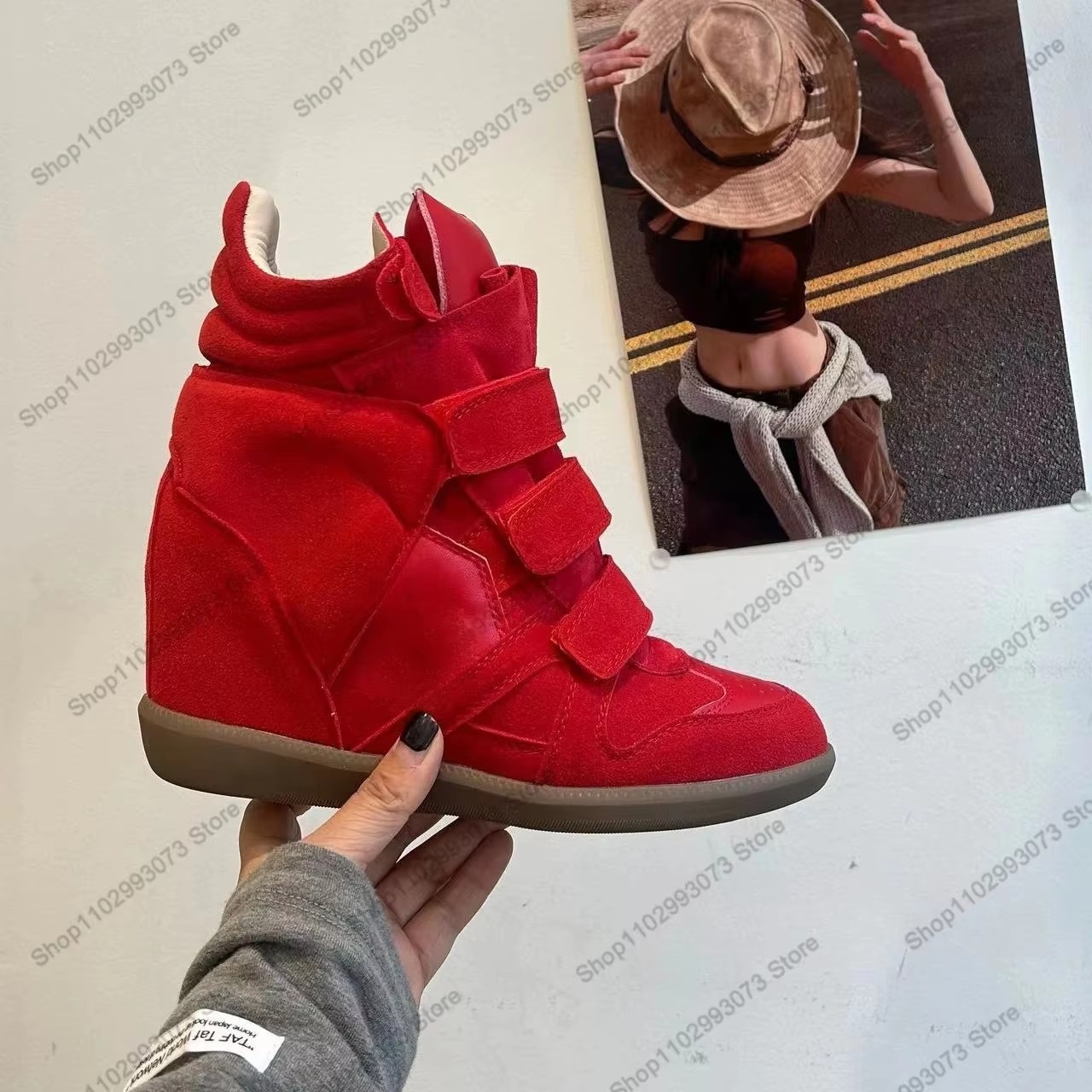 Women Hidden Wedge Heel High‑T - Women'S Fashion Show ulasan dan harga