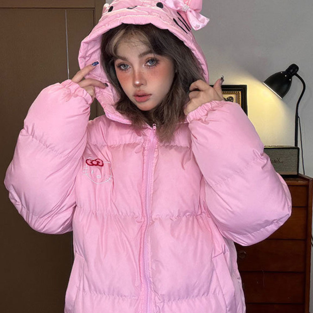 Hello Kitty Ins Style Sweet an - Women'S Fashion Jackets ulasan dan harga