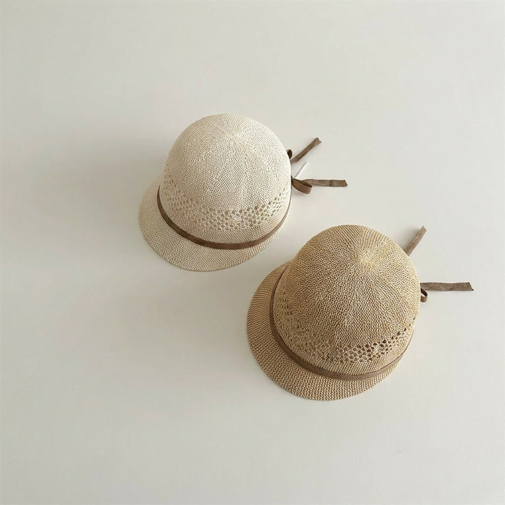 Summer Kids Flat Cap 2-5T Holl - Straw Hat Summer ulasan dan harga