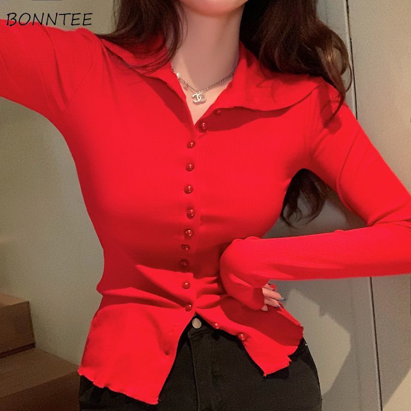 Shirts Women Skinny Elegant Si - Women'S Y2K Fashion Aesthetic ulasan dan harga
