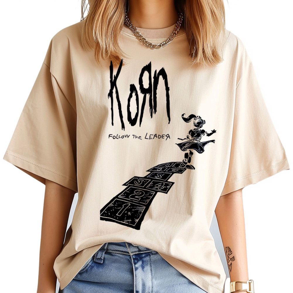 Korn t shirt women korean fash - Women'S Fashion In The 80S ulasan dan harga
